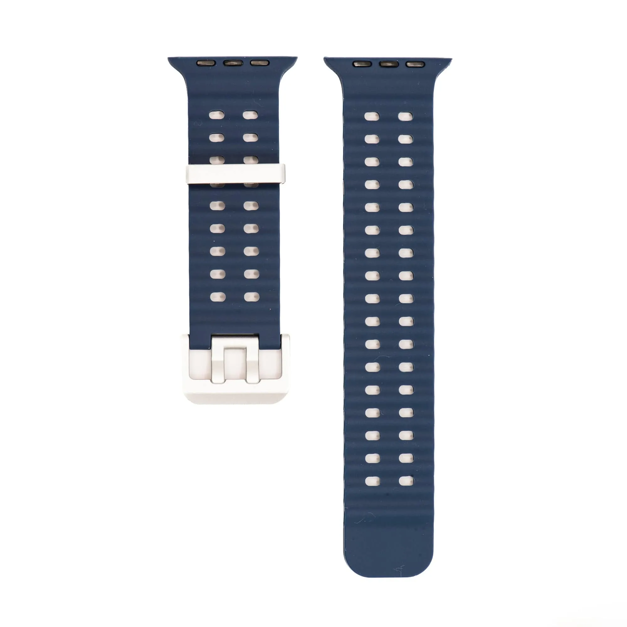 Apple Band - Silicone Wave - Navy Blue