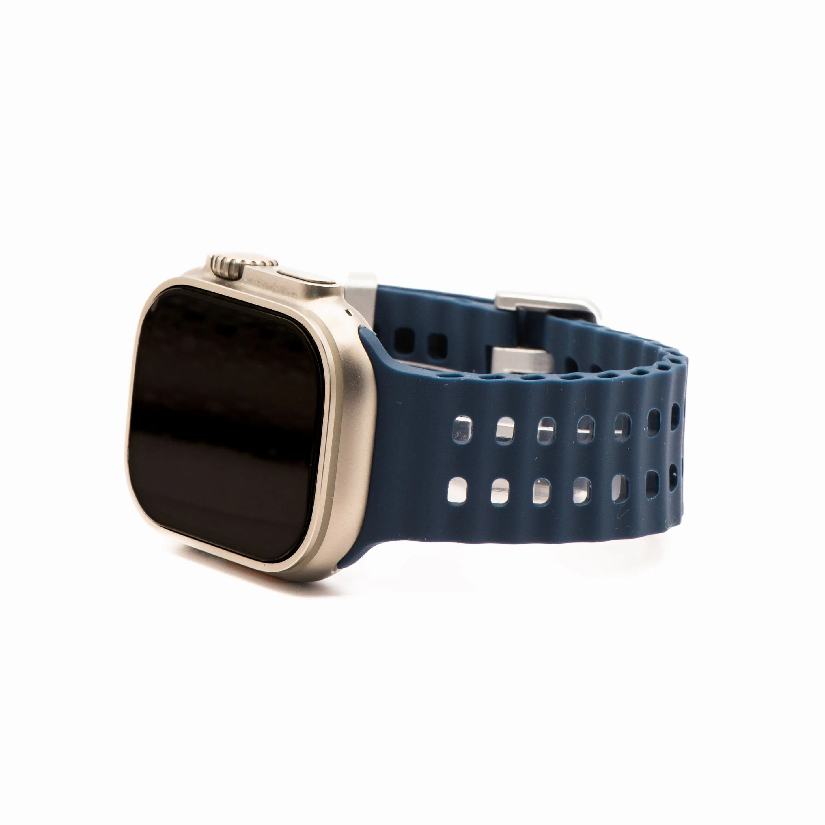 Apple Band - Silicone Wave - Navy Blue