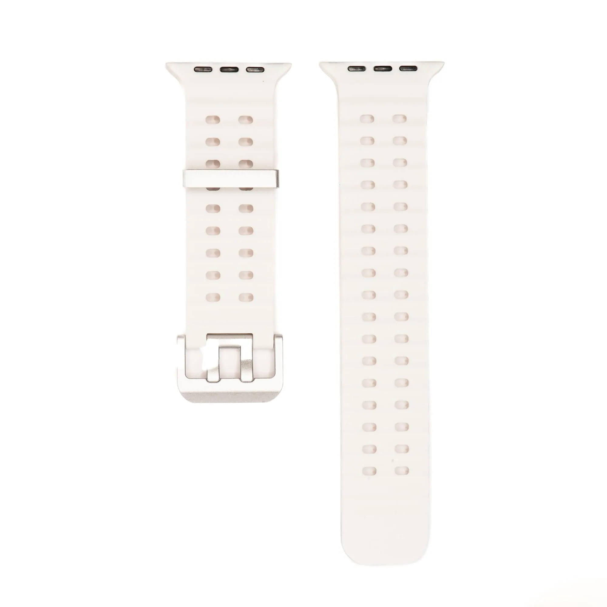 Apple Band - Silicone Wave - White