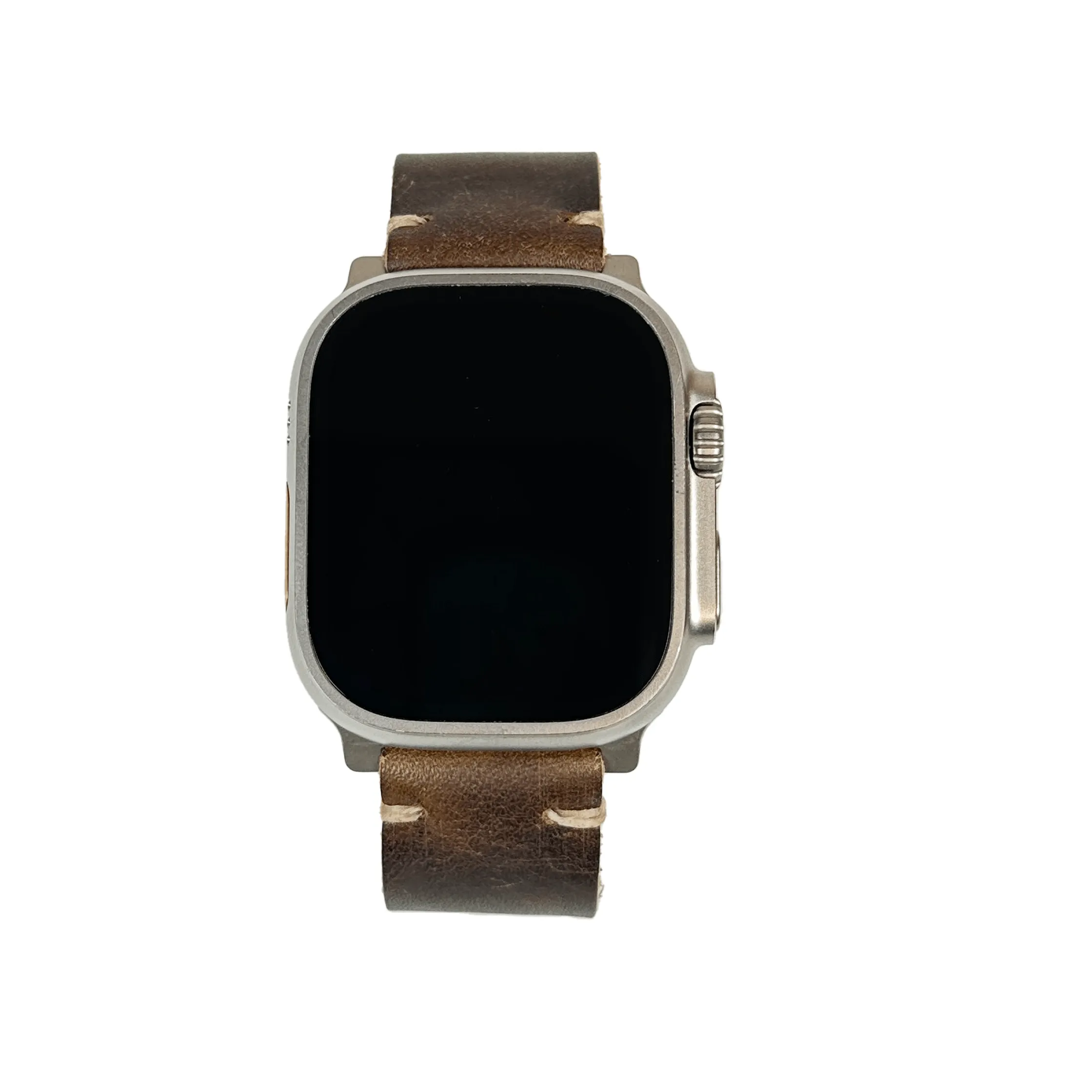 Apple Band ULTRA - Horween Leather Watch Strap – Handmade in USA – Brown Nut
