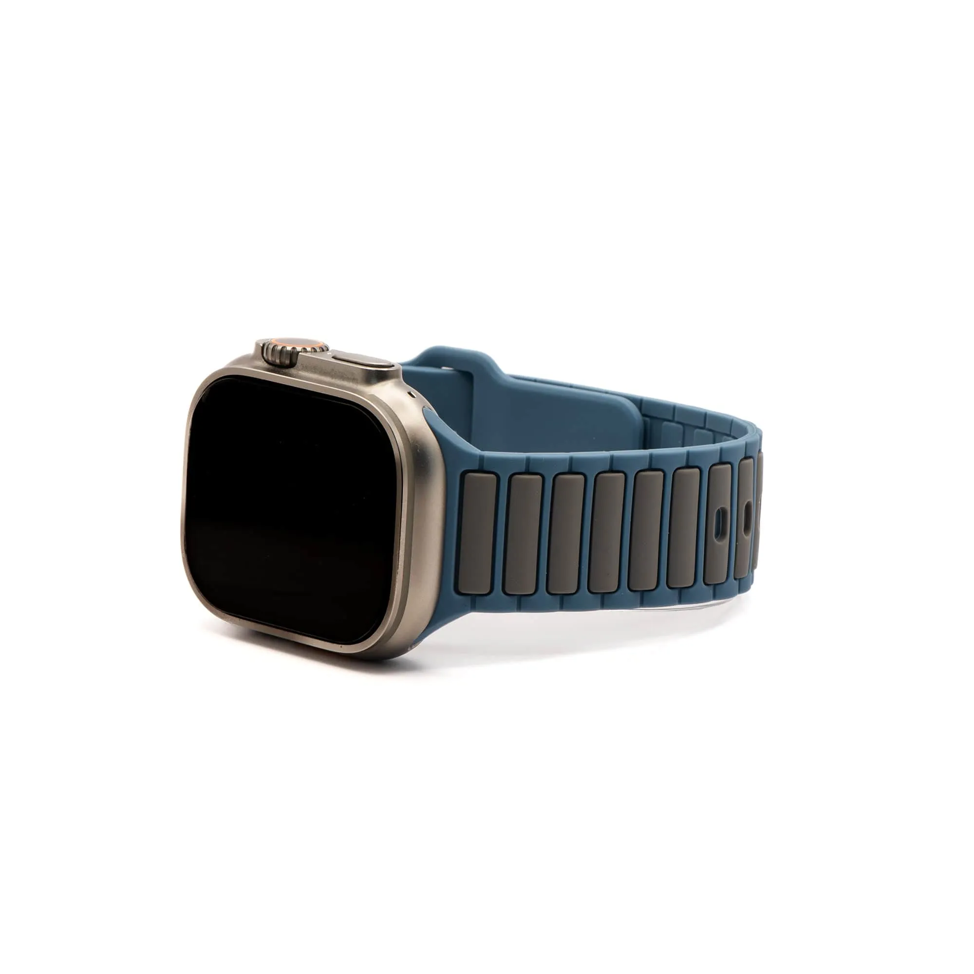 Apple Band ULTRA - Silicone Ripple - Slate & Gray
