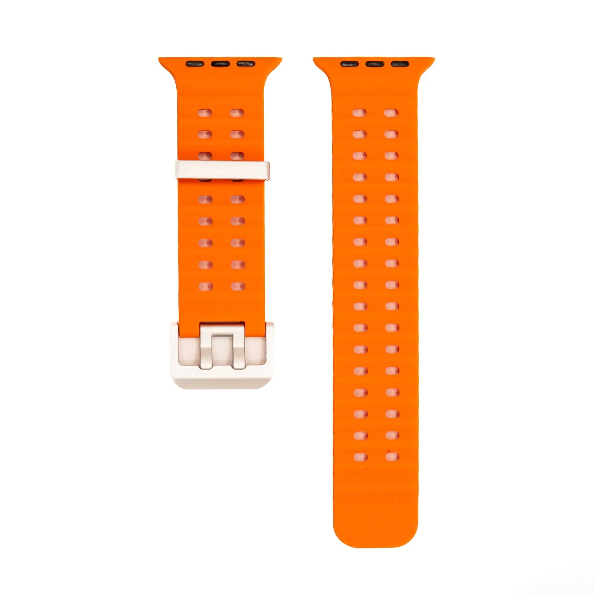 Apple Band ULTRA - Silicone Wave - Orange