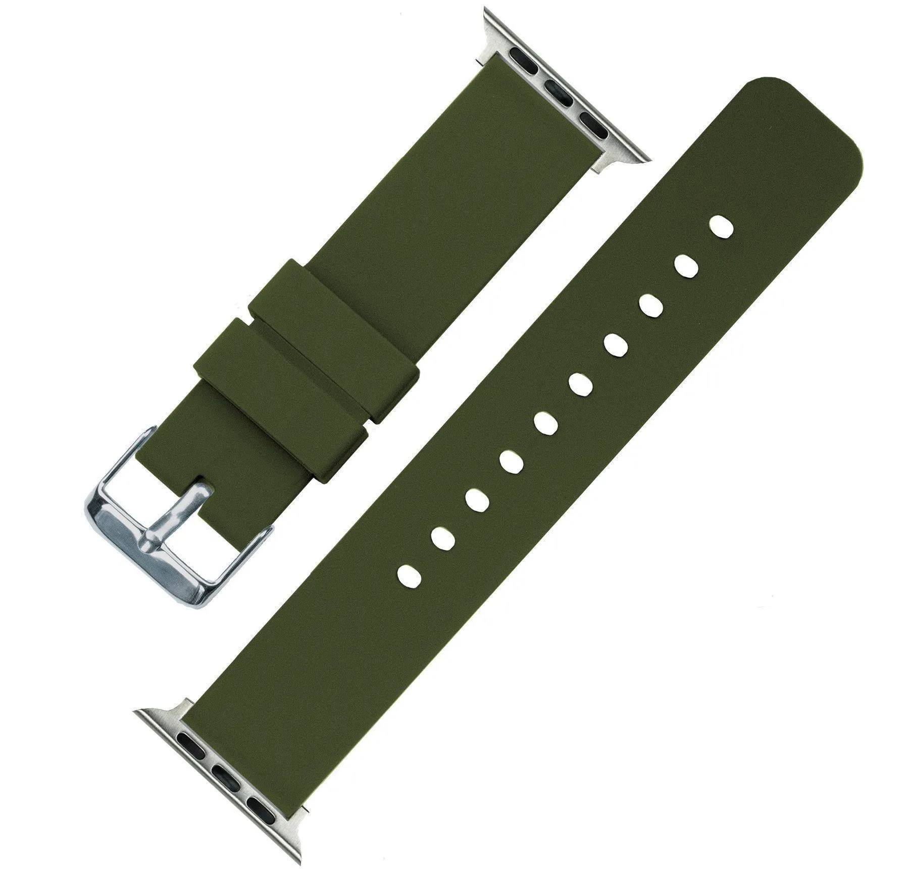 Apple Silicone Army Watch Band (Sale Large Apple Watch)