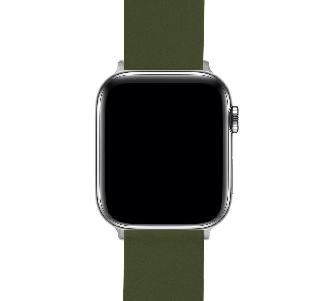 Apple Silicone Army Watch Band (Sale Large Apple Watch)