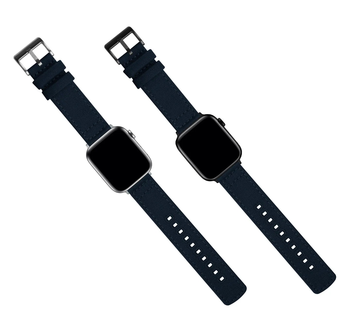 Apple Watch Canvas Navy Blue Watch Band