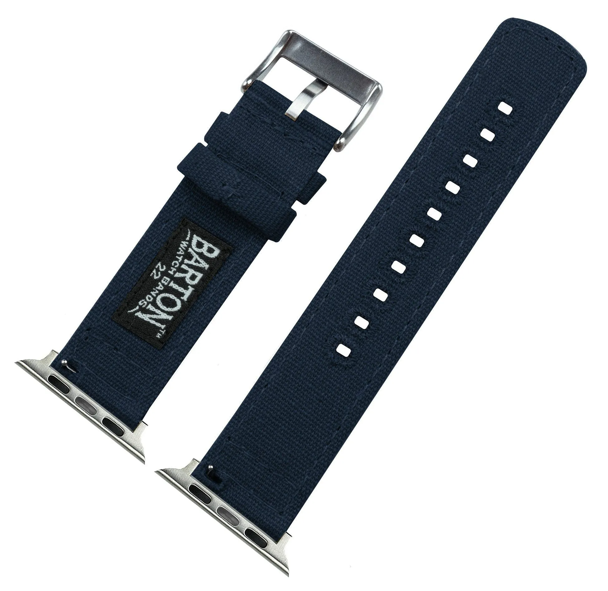 Apple Watch Canvas Navy Blue Watch Band