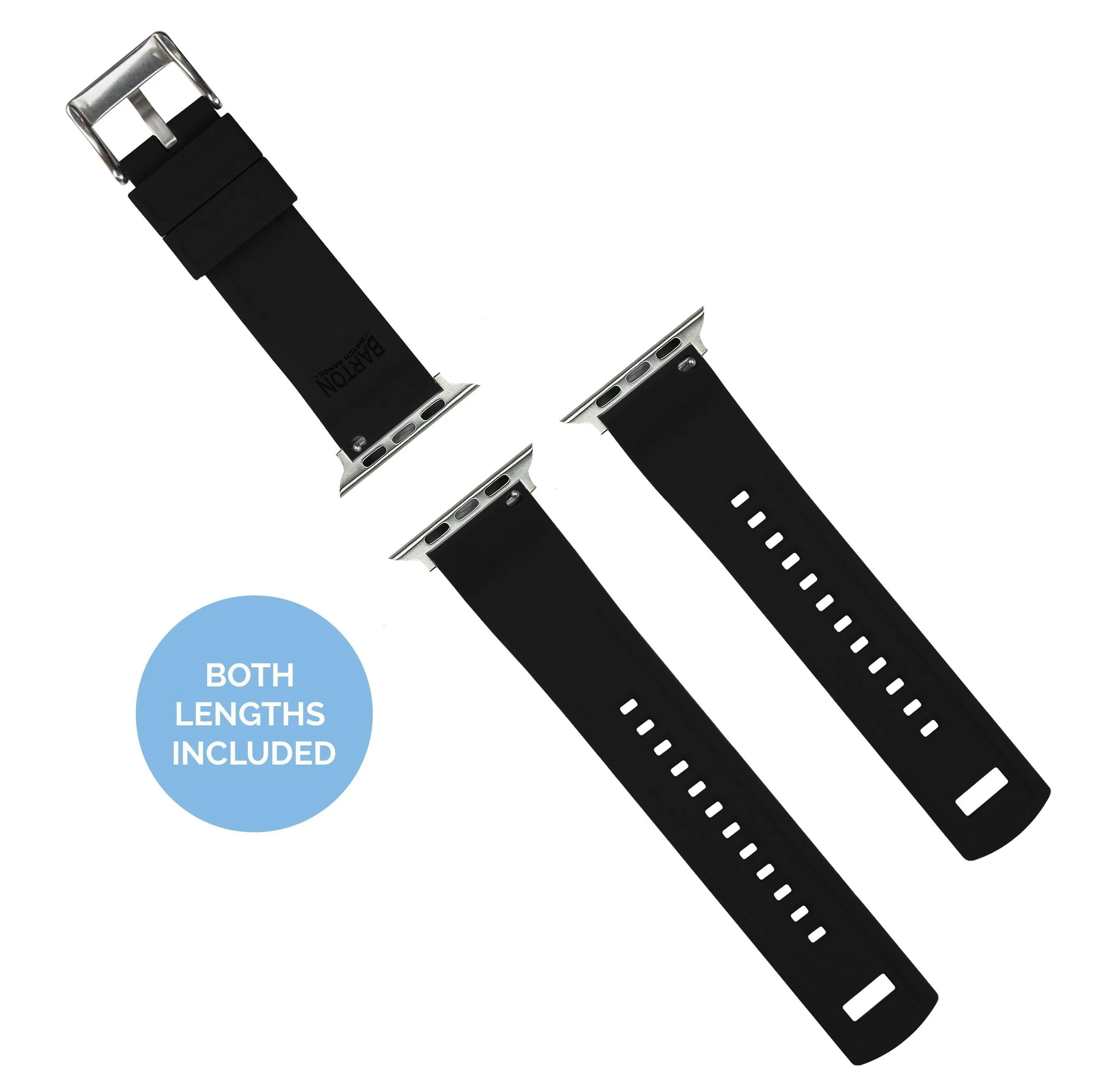 Apple Watch Elite Silicone Black Watch Band