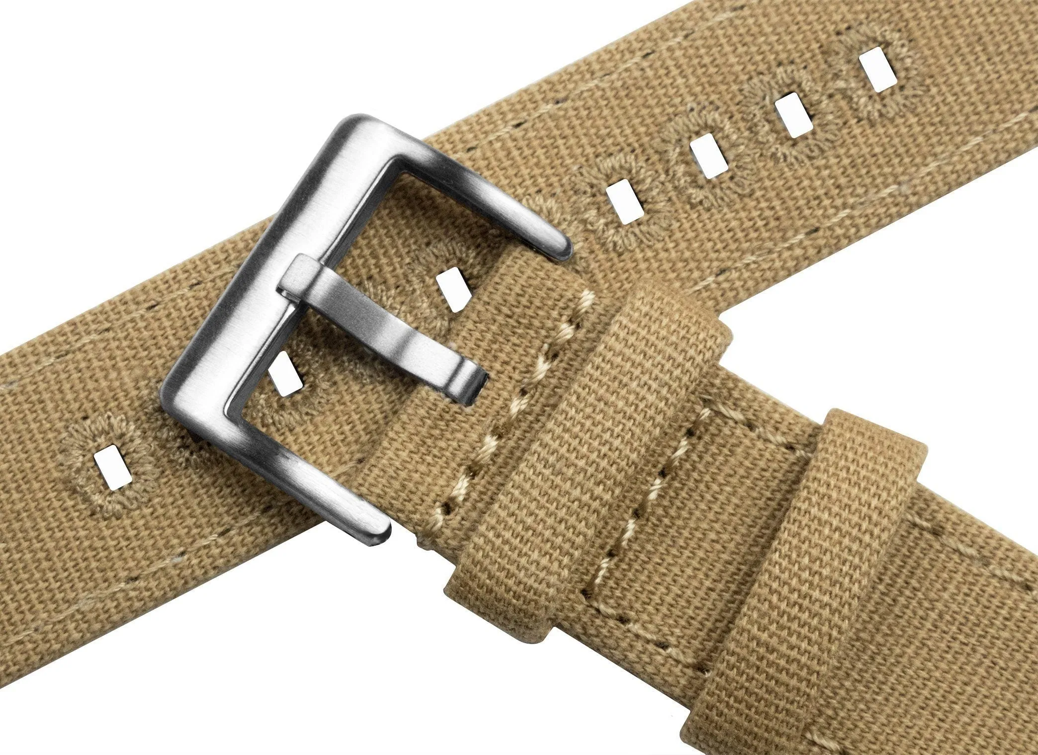 Apple Watch Khaki Canvas Watch Band