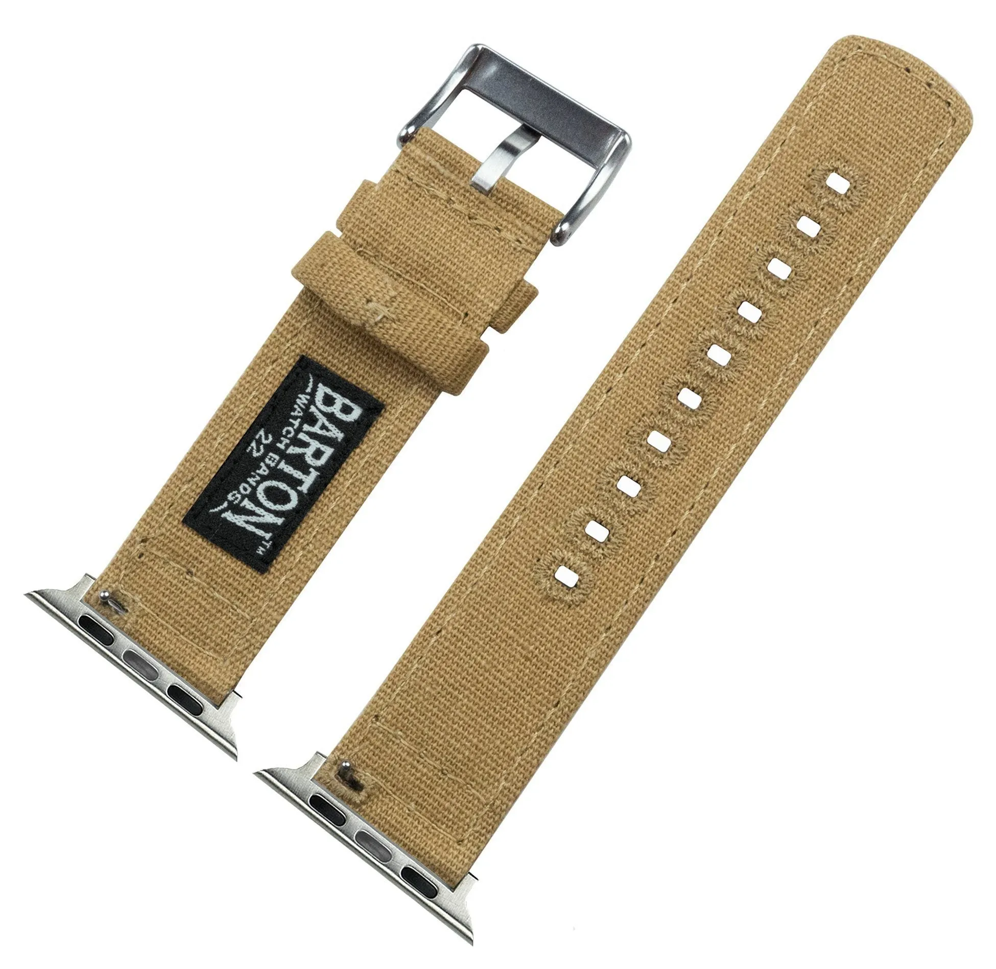 Apple Watch Khaki Canvas Watch Band