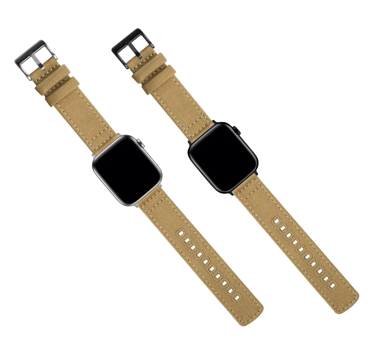 Apple Watch Khaki Canvas Watch Band