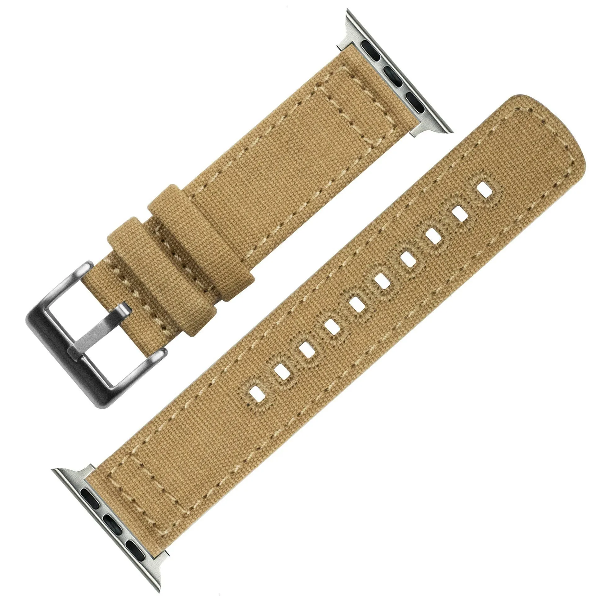 Apple Watch Khaki Canvas Watch Band
