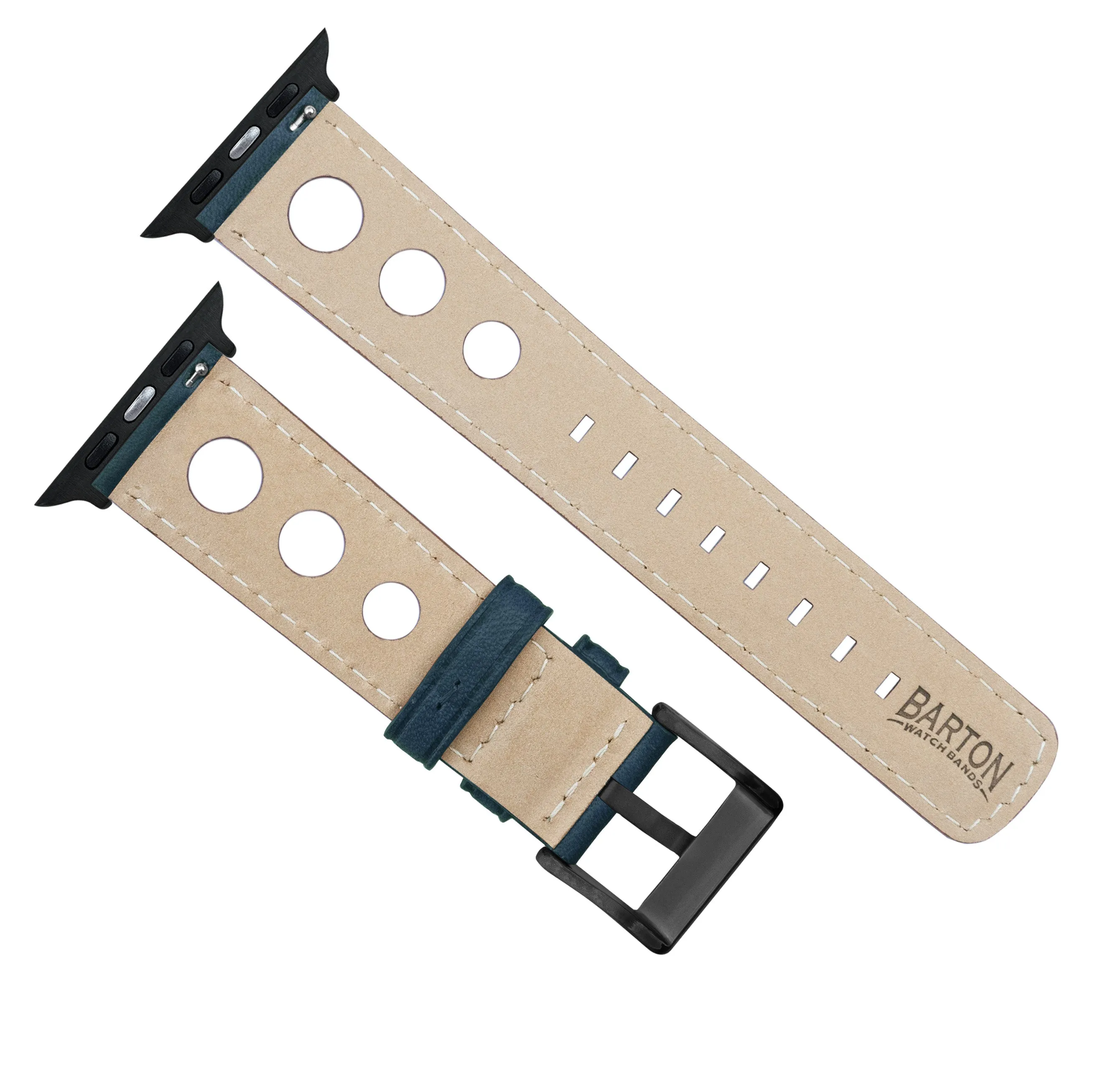 Apple Watch Navy Blue Rally Horween Leather Watch Band