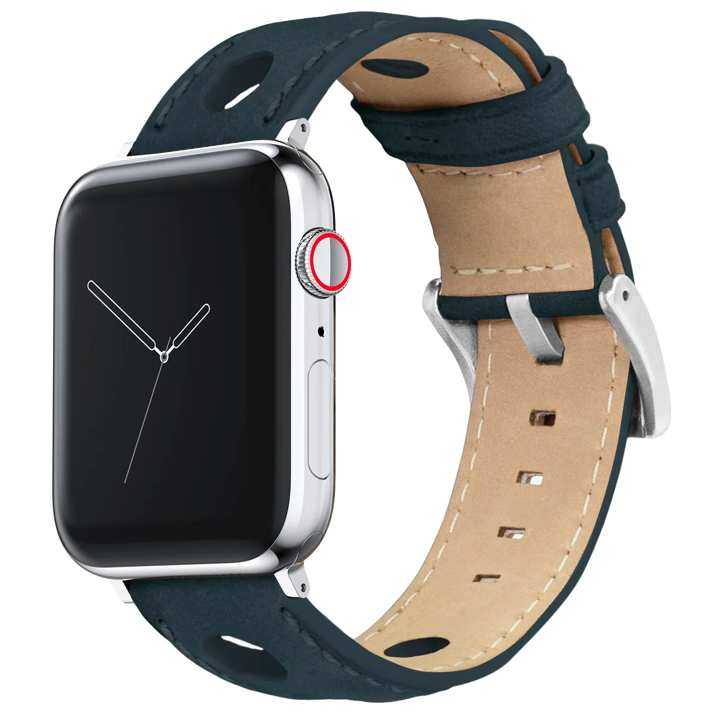 Apple Watch Navy Blue Rally Horween Leather Watch Band
