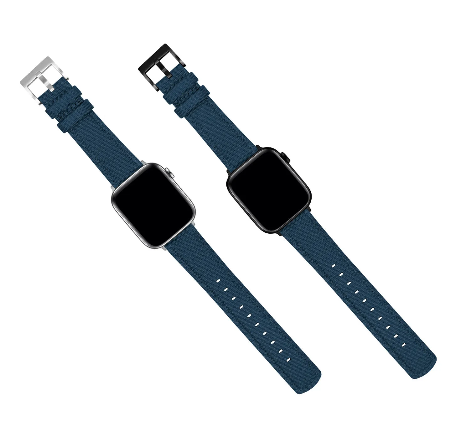 Apple Watch Navy Blue Sailcloth Watch Band
