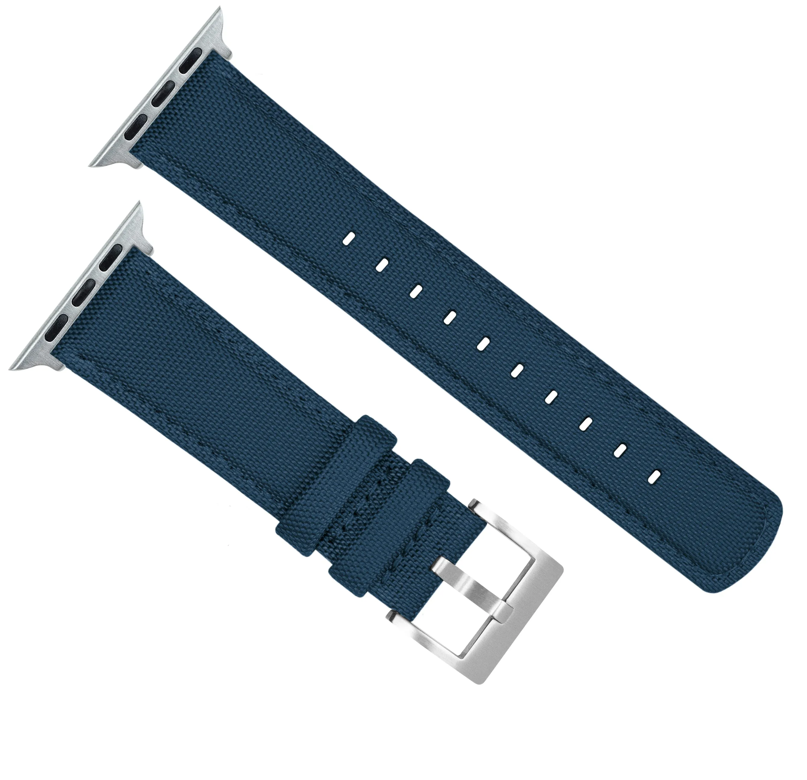 Apple Watch Navy Blue Sailcloth Watch Band