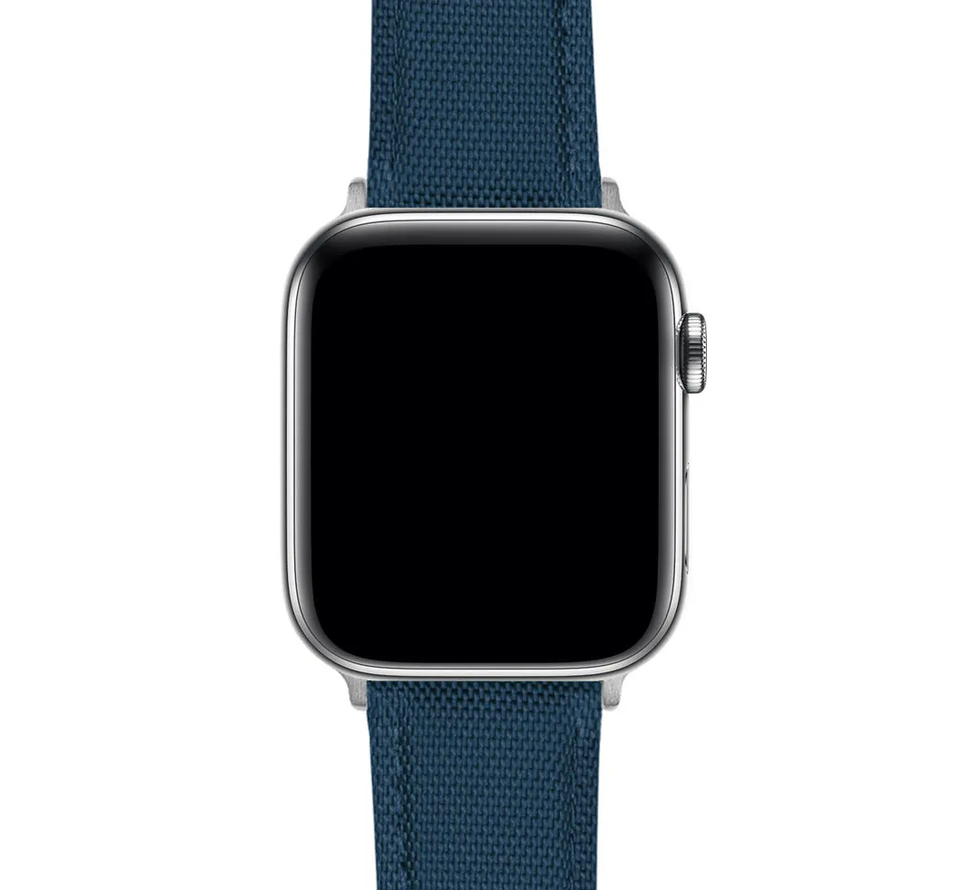 Apple Watch Navy Blue Sailcloth Watch Band