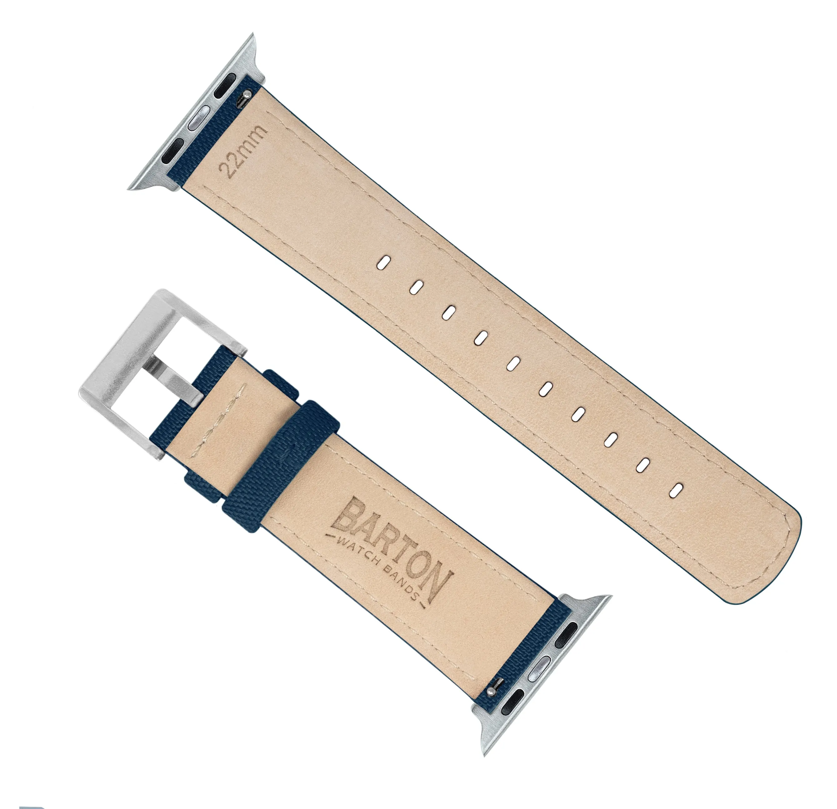 Apple Watch Navy Blue Sailcloth Watch Band