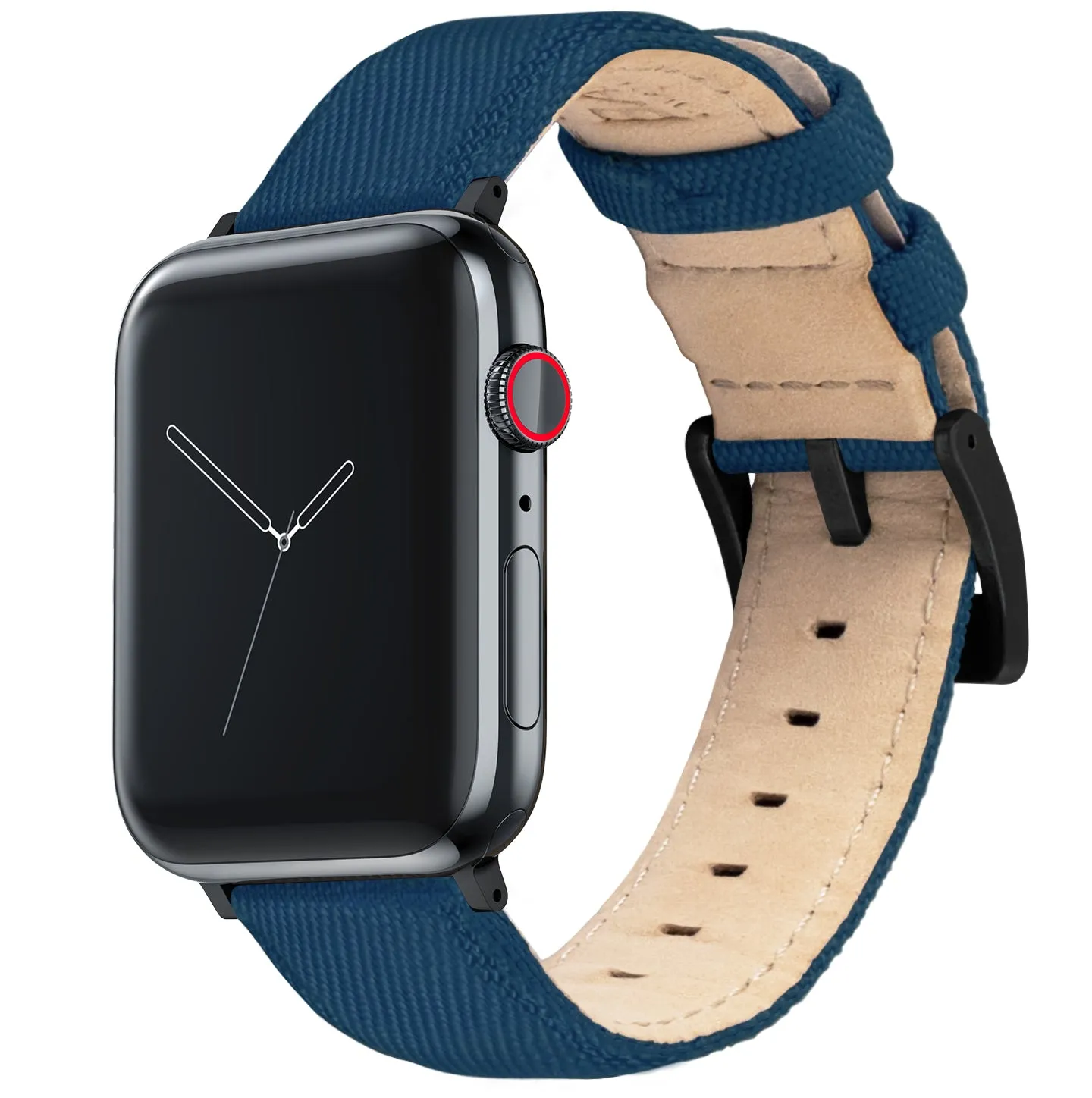 Apple Watch Navy Blue Sailcloth Watch Band