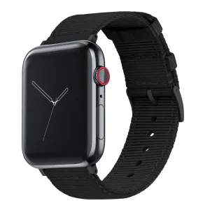 Apple Watch Two Piece NATO® style Black Watch Band