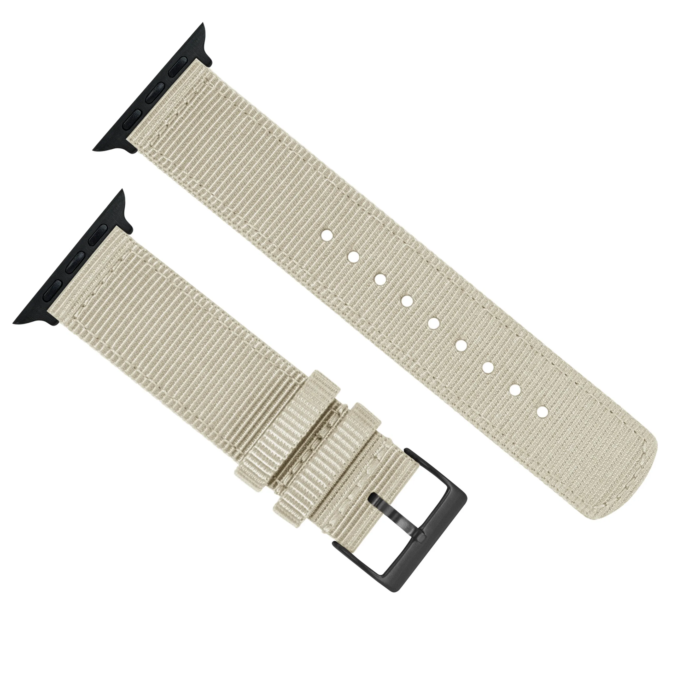 Apple Watch Two Piece NATO® style Khaki Tan Watch Band