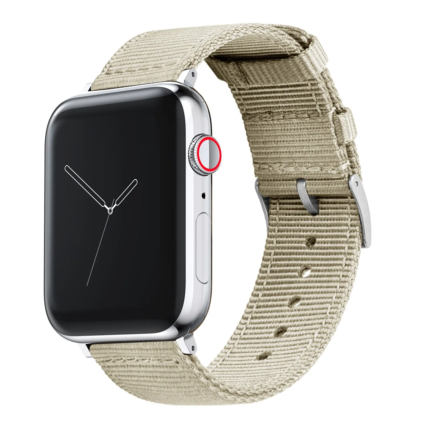 Apple Watch Two Piece NATO® style Khaki Tan Watch Band