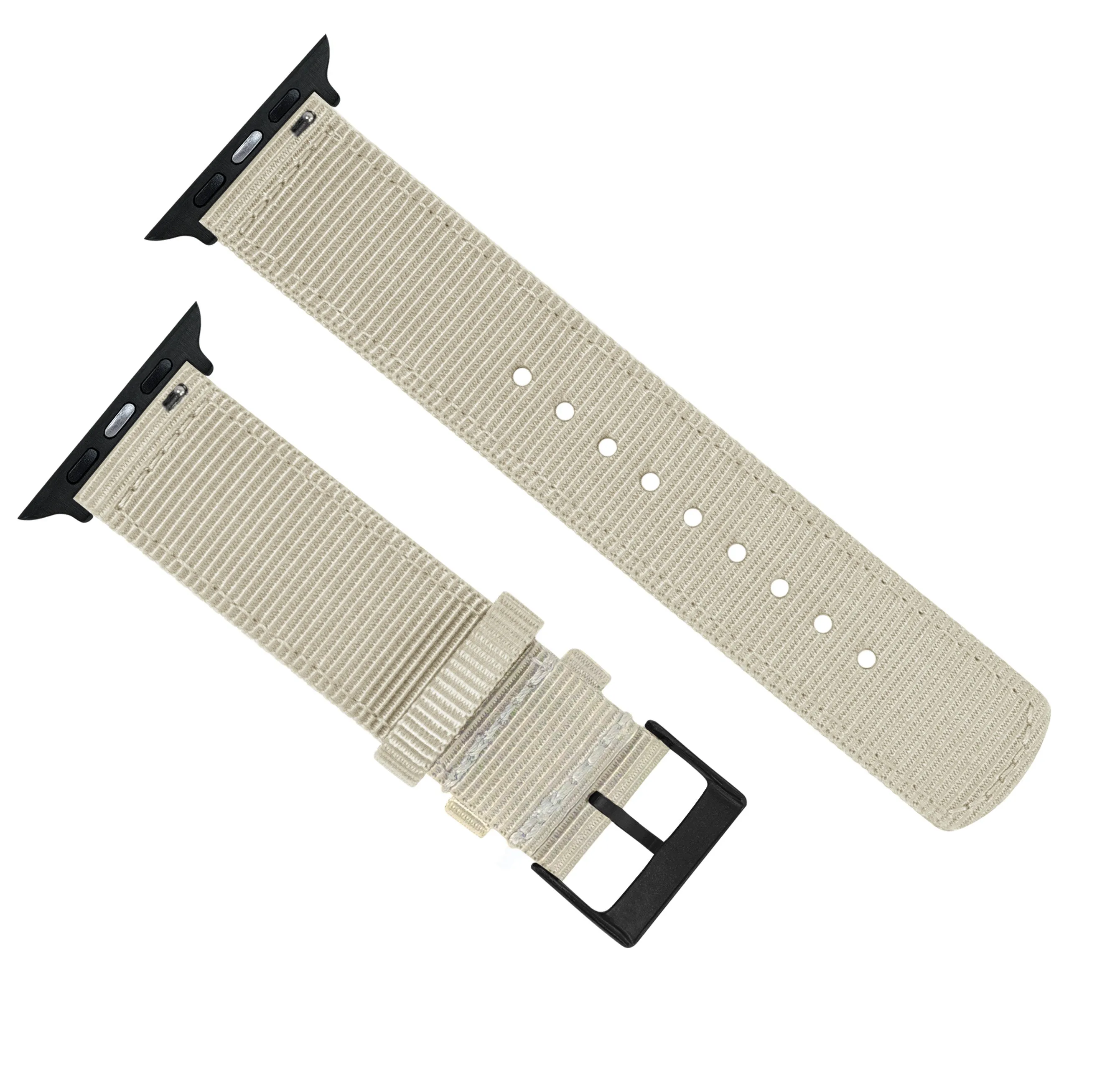Apple Watch Two Piece NATO® style Khaki Tan Watch Band