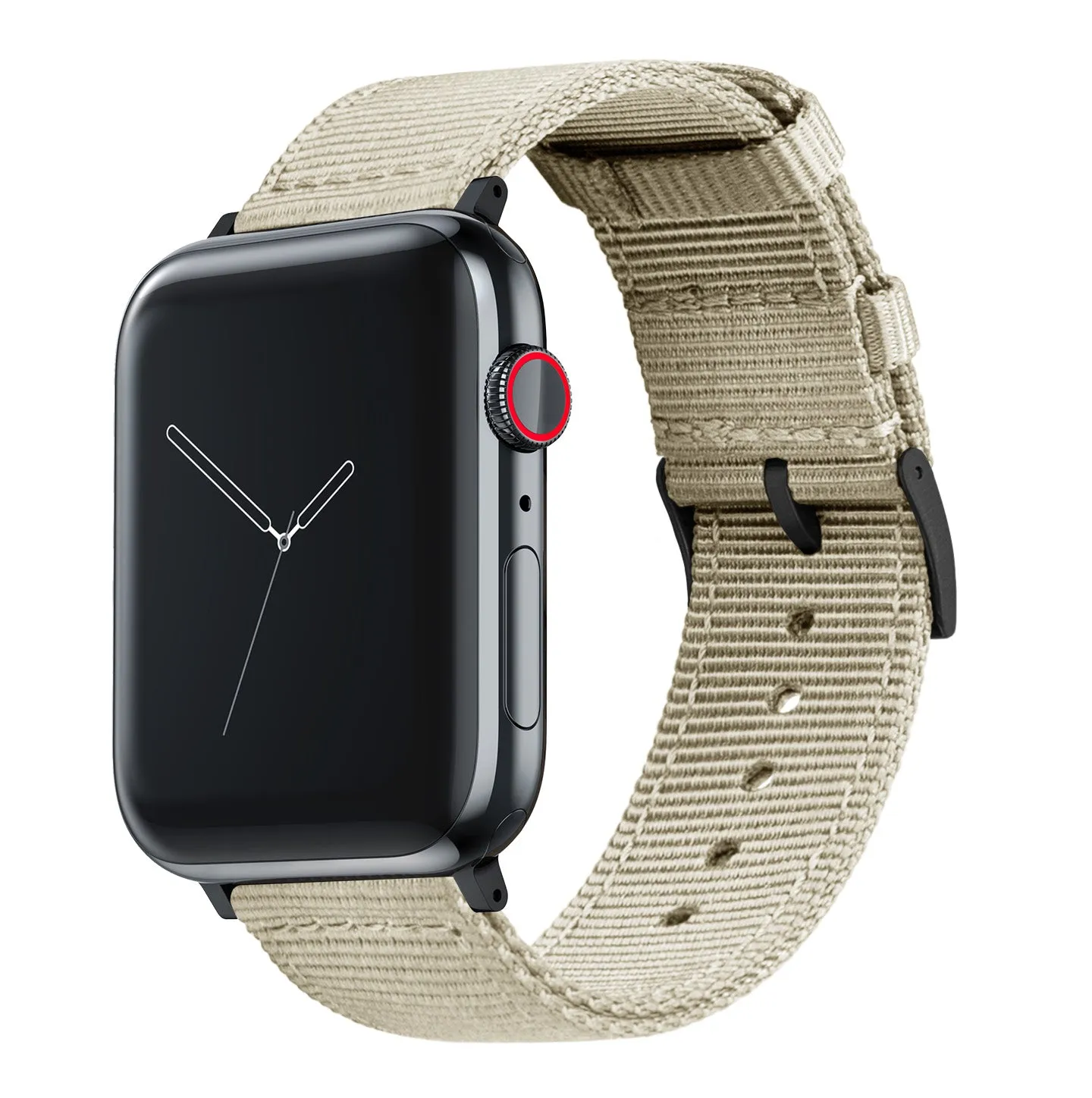 Apple Watch Two Piece NATO® style Khaki Tan Watch Band