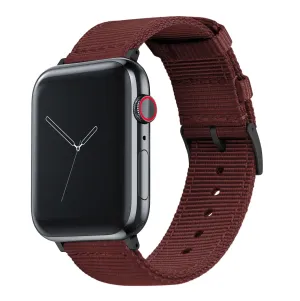 Apple Watch Two Piece NATO® style Merlot Watch Band (SALE)