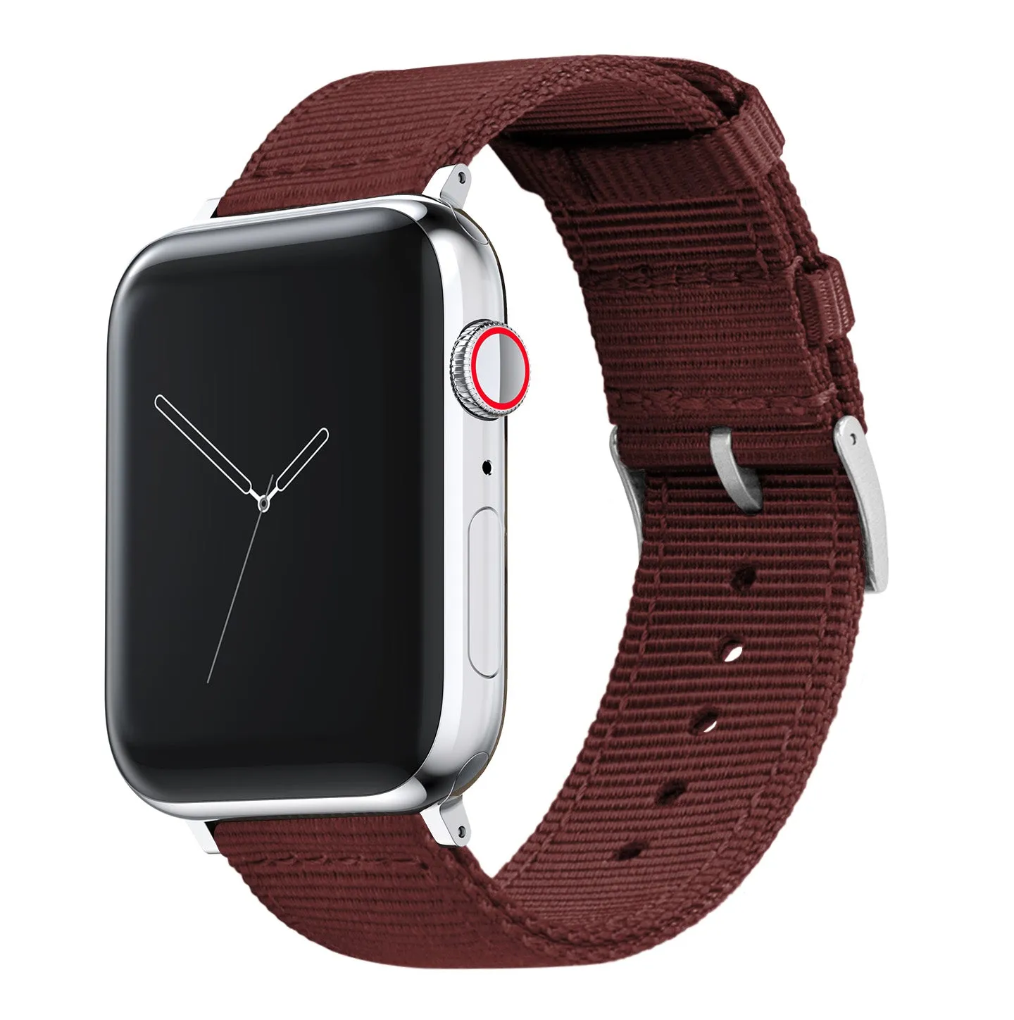 Apple Watch Two Piece NATO® style Merlot Watch Band (SALE)