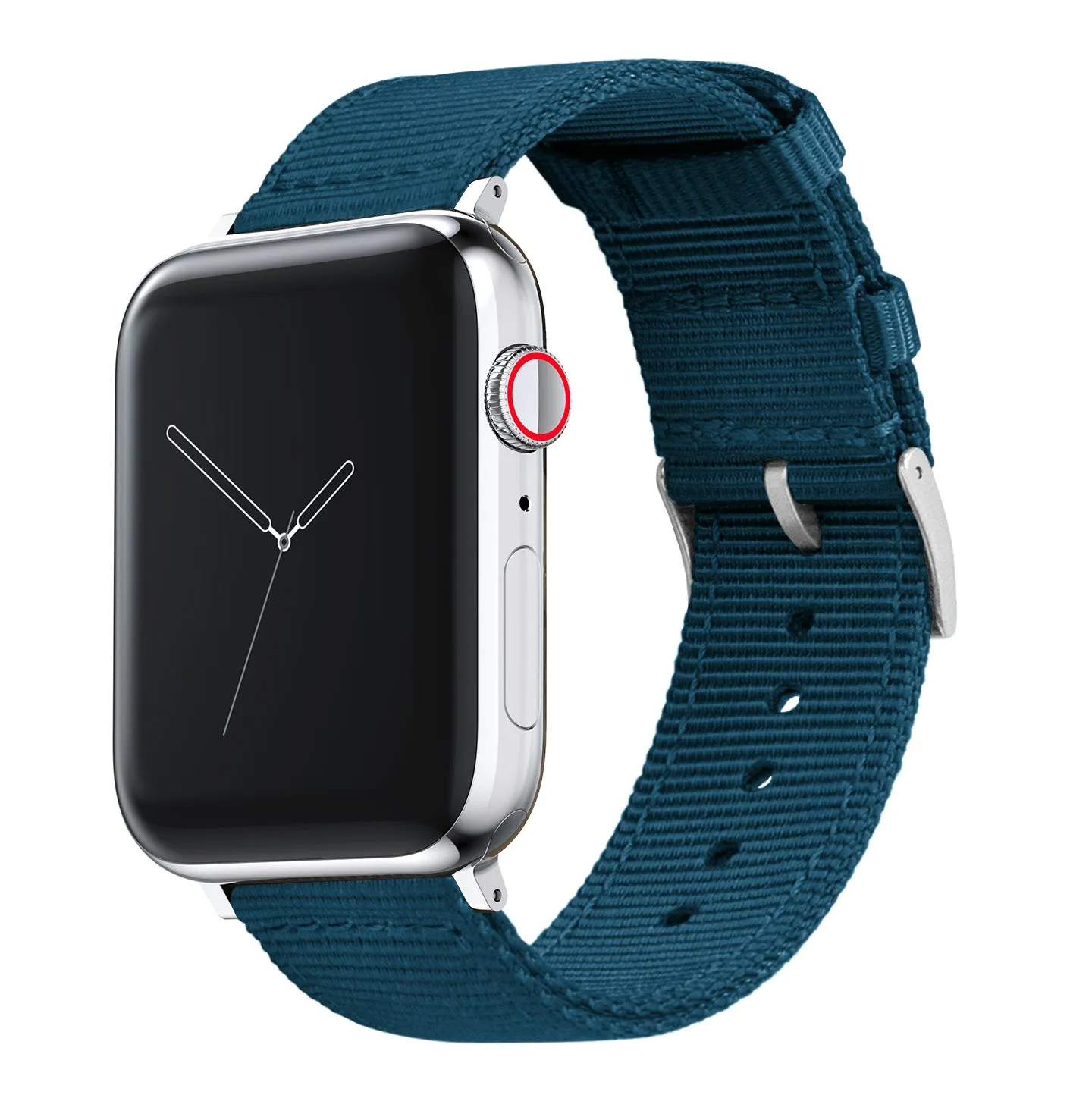 Apple Watch Two Piece NATO® style Steel Blue Watch Band (SALE)