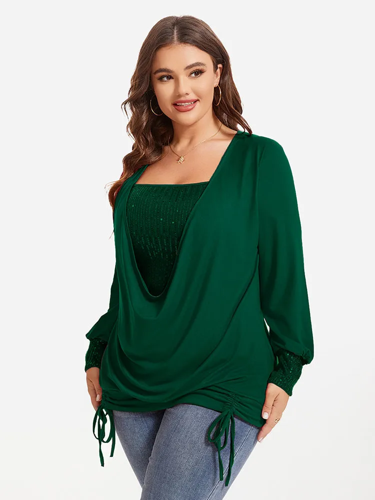Aria– Women’s Drawstring Side Top