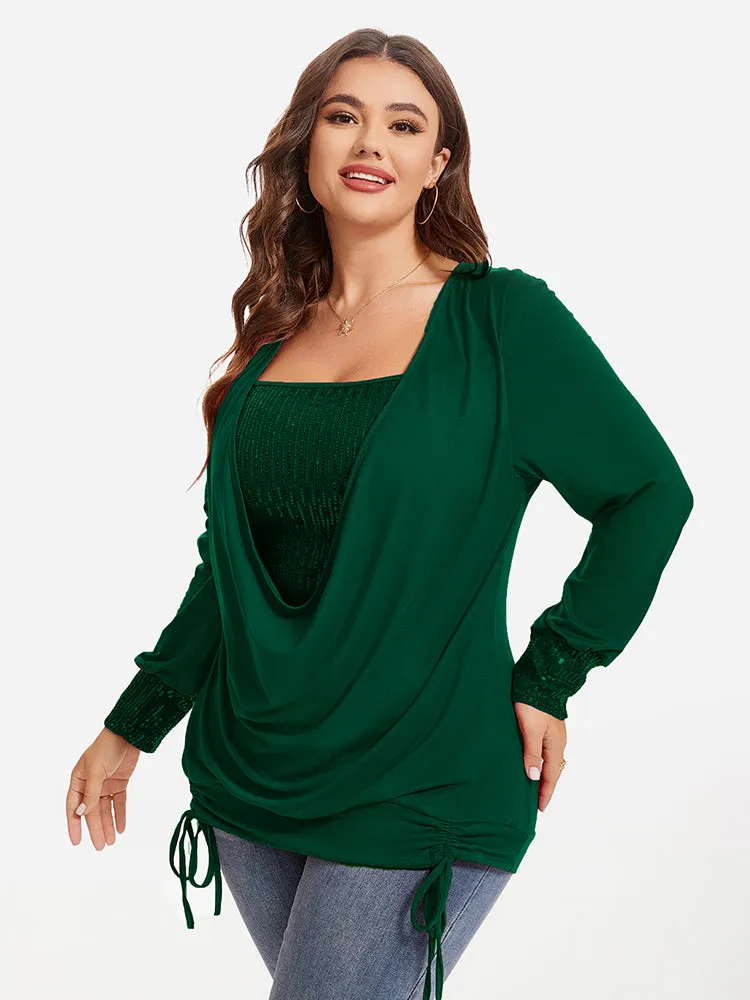 Aria– Women’s Drawstring Side Top