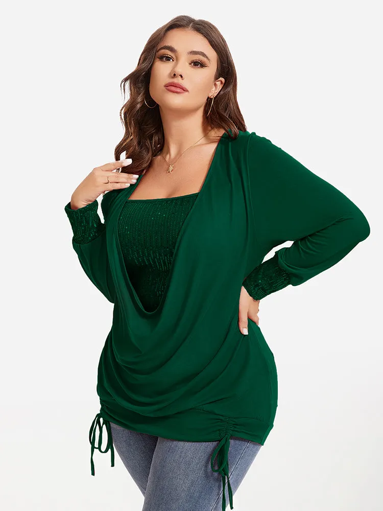 Aria– Women’s Drawstring Side Top