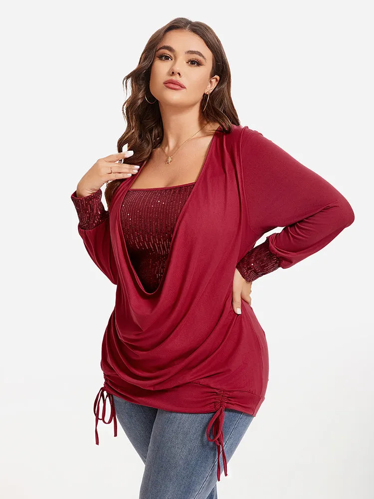Aria– Women’s Drawstring Side Top