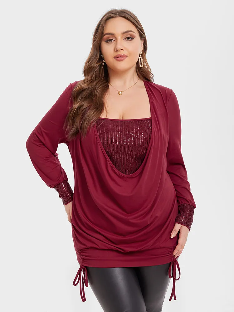 Aria– Women’s Drawstring Side Top