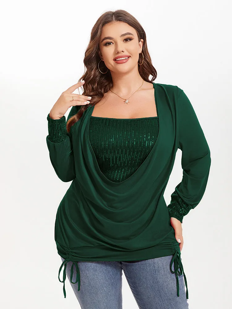 Aria– Women’s Drawstring Side Top