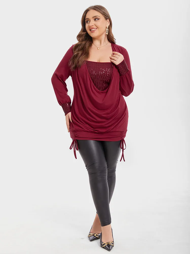 Aria– Women’s Drawstring Side Top