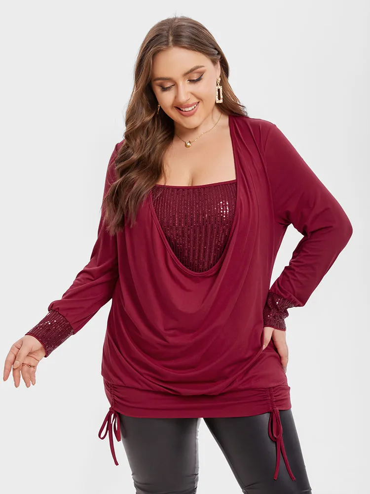 Aria– Women’s Drawstring Side Top