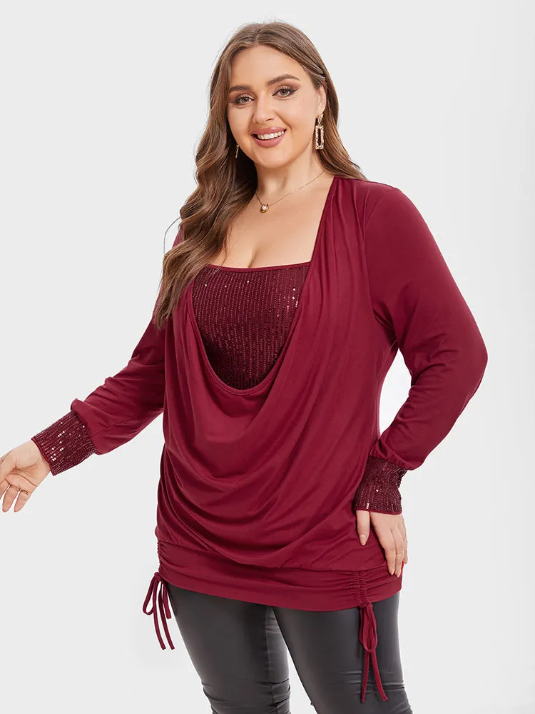 Aria– Women’s Drawstring Side Top