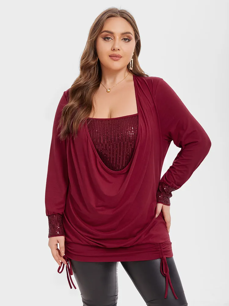 Aria– Women’s Drawstring Side Top