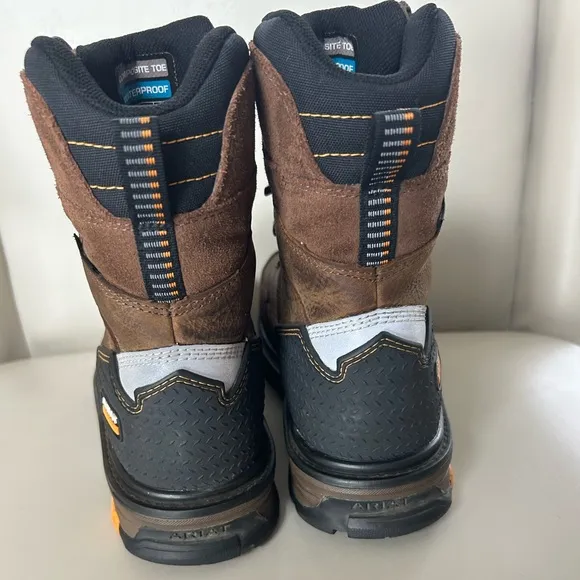 ARIAT INTREPID 8” WATERPROOF COMPOSITE TOE BOOT(10020079)Size 7 WIDE