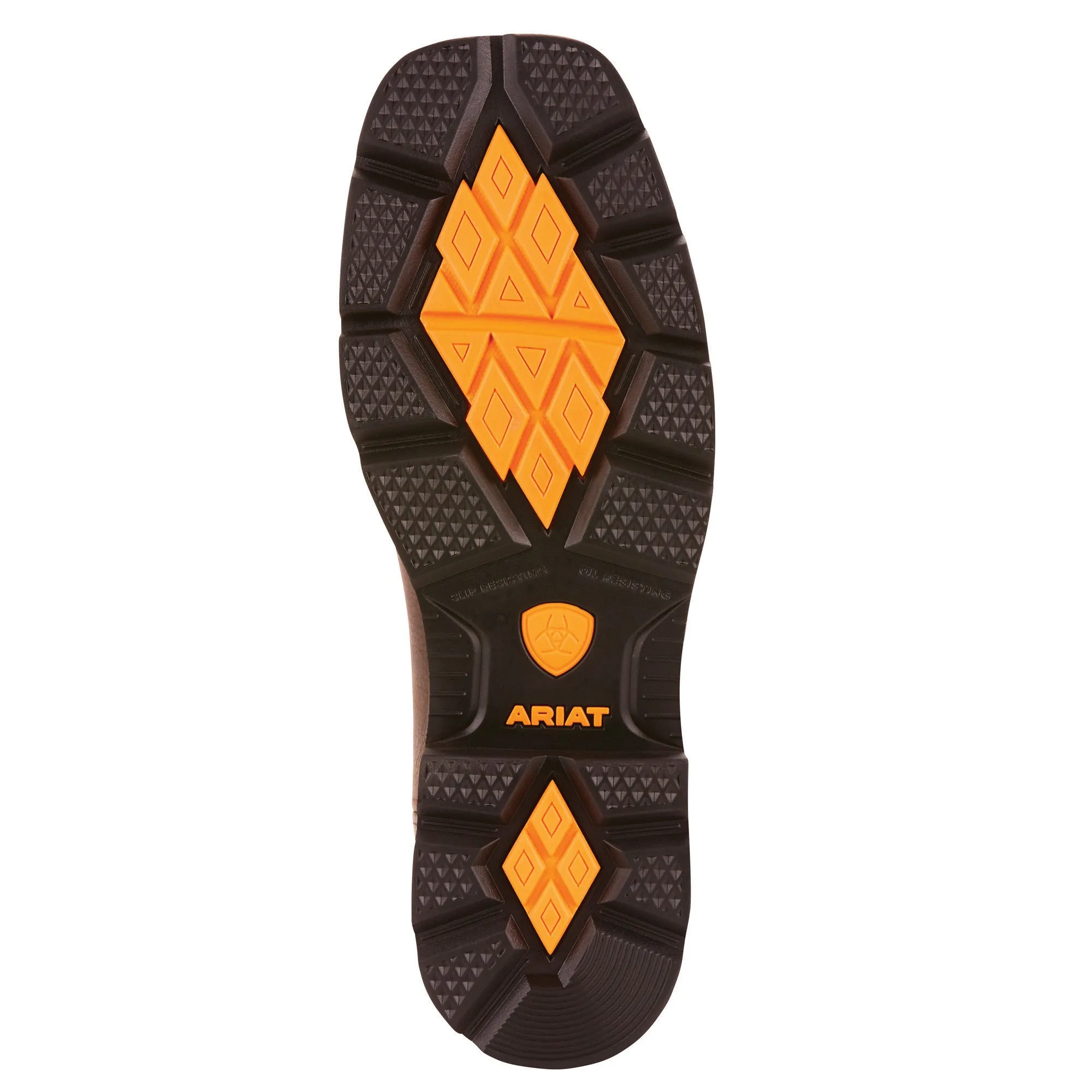 Ariat Men's Dark Brown Groundbreaker Broad Square Toe Waterproof Steel Toe Work Boot