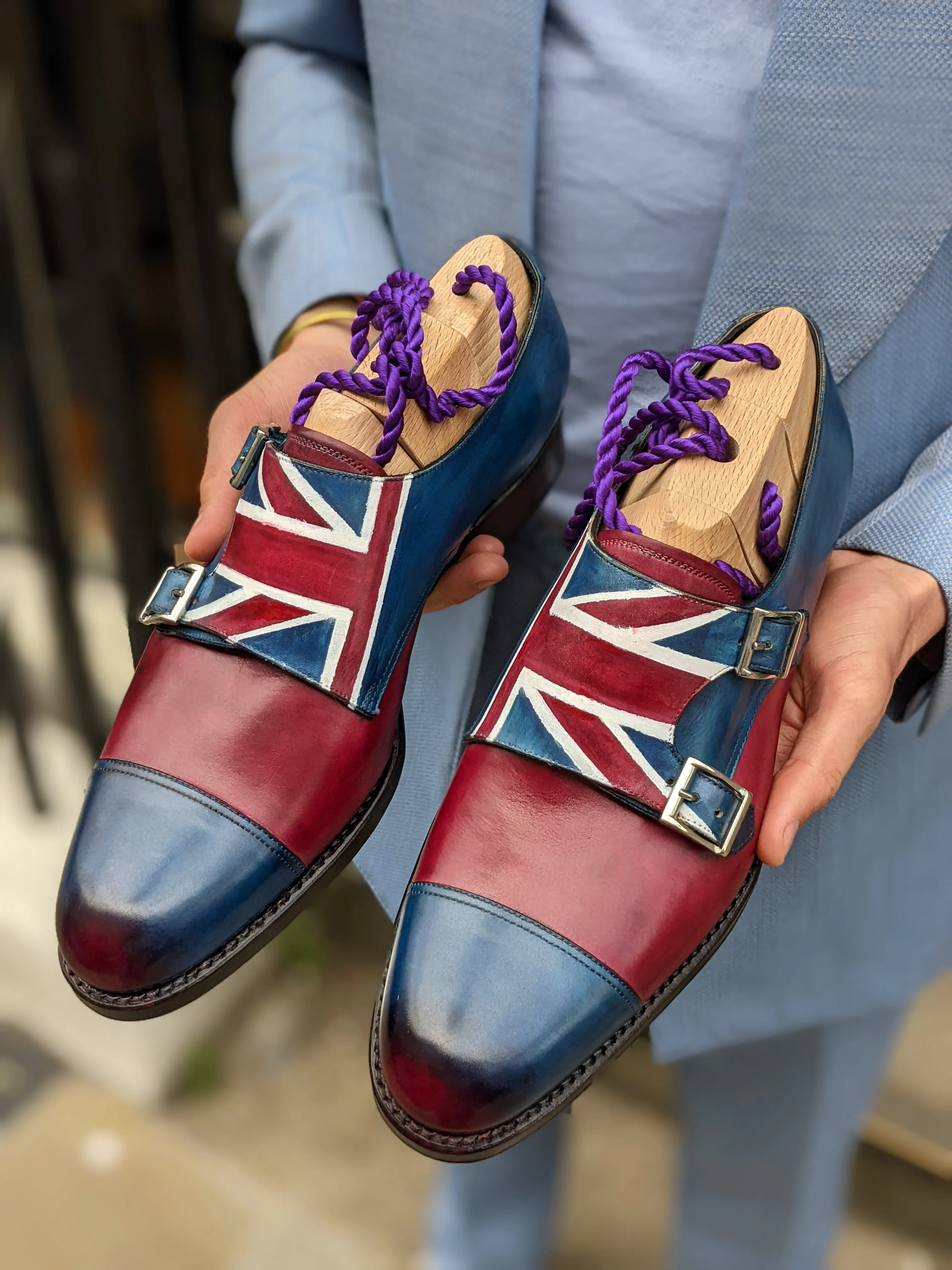 Ascot Brexit Double Monks - Special Patina