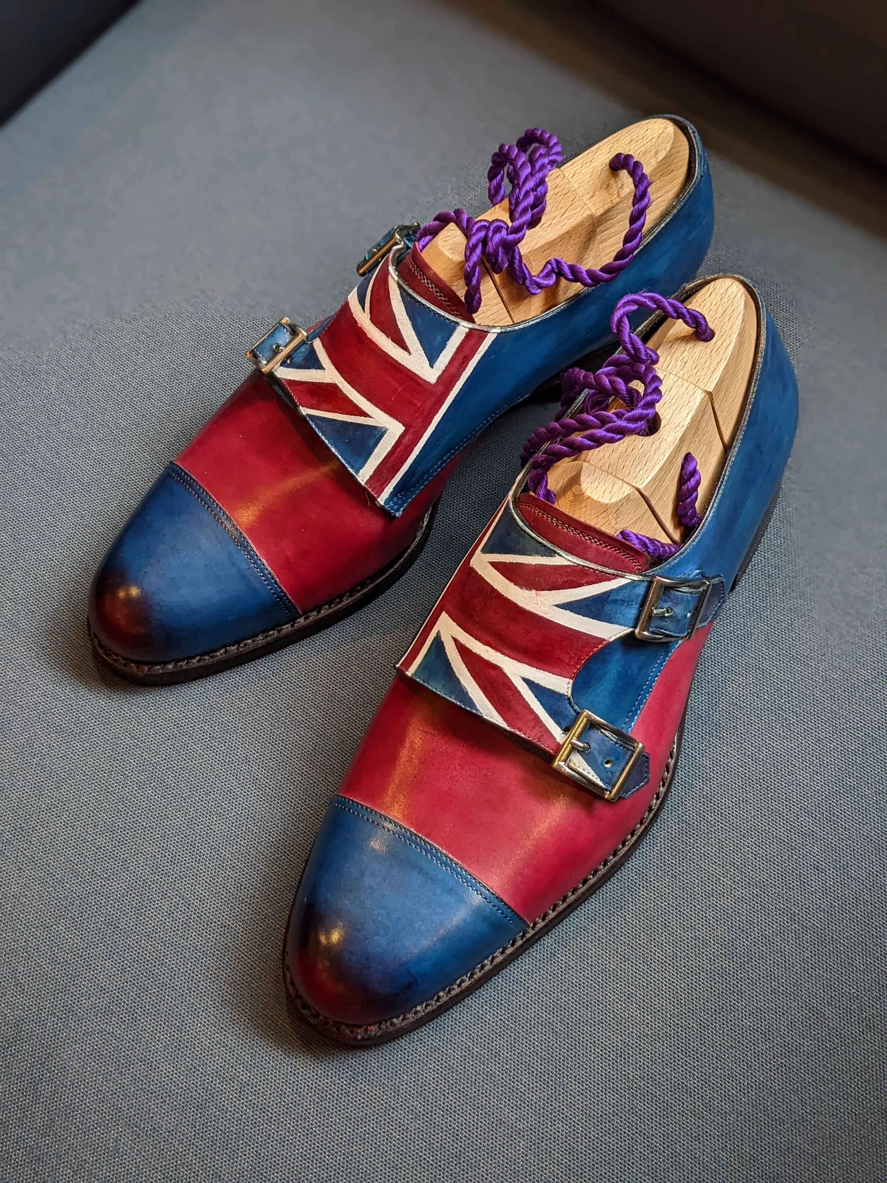 Ascot Brexit Double Monks - Special Patina