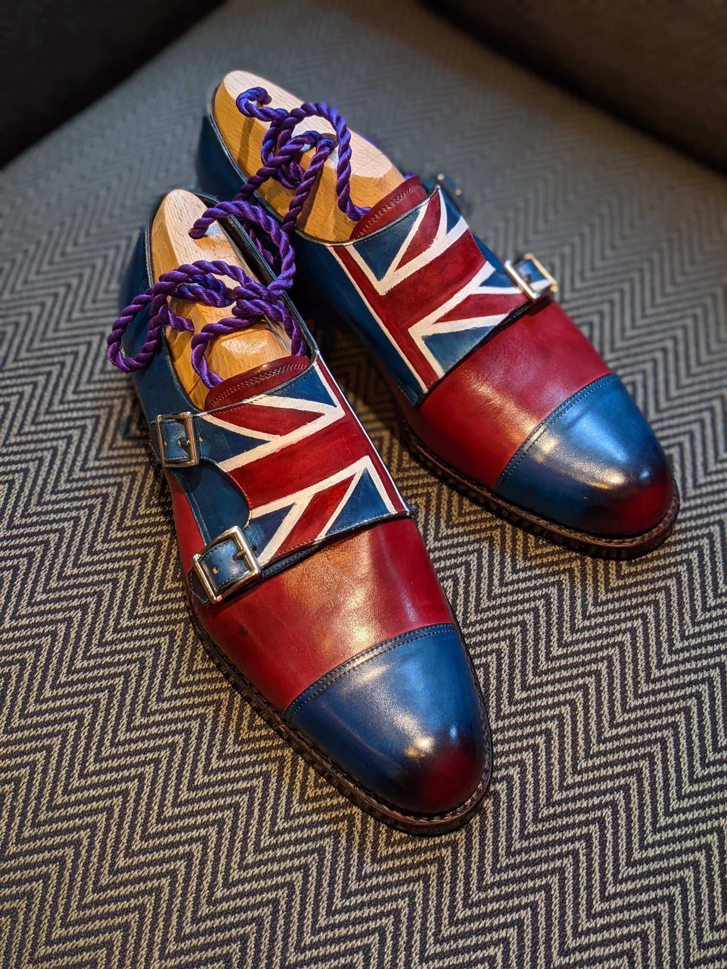 Ascot Brexit Double Monks - Special Patina