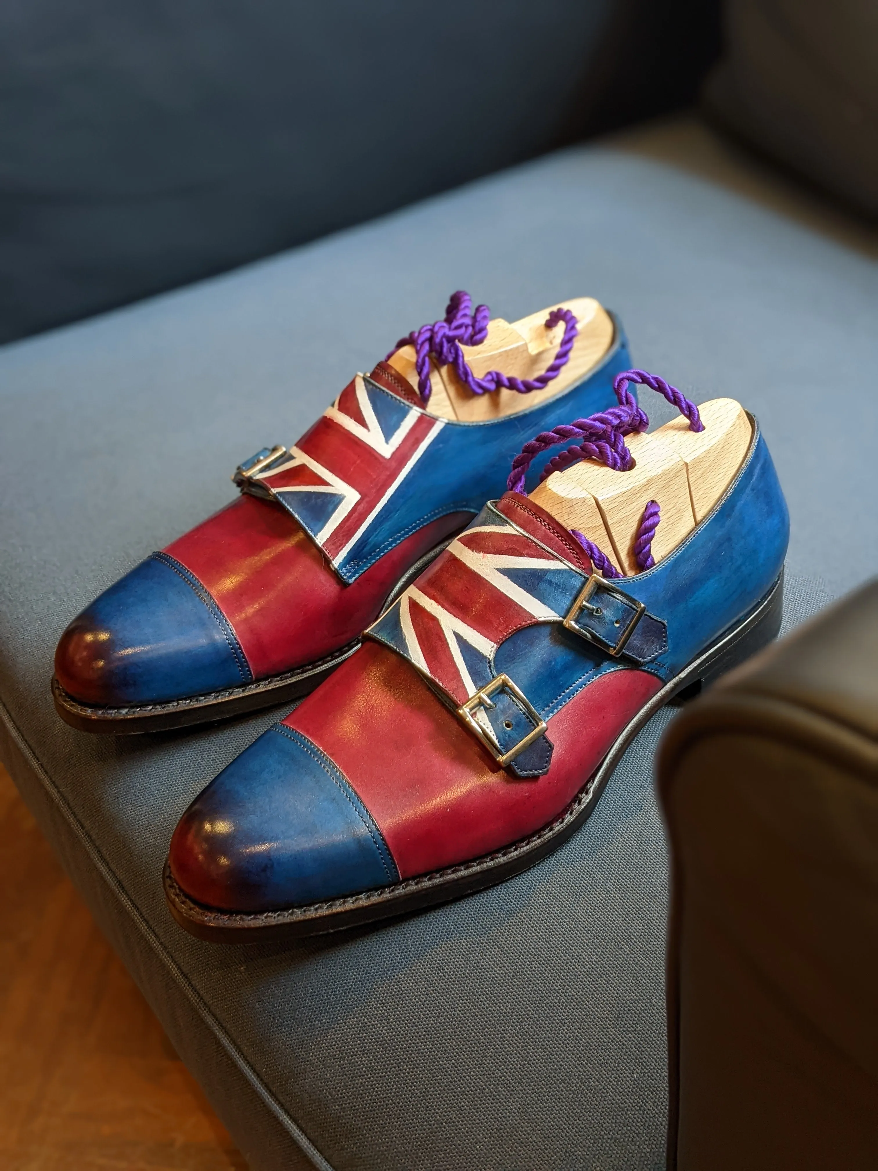 Ascot Brexit Double Monks - Special Patina