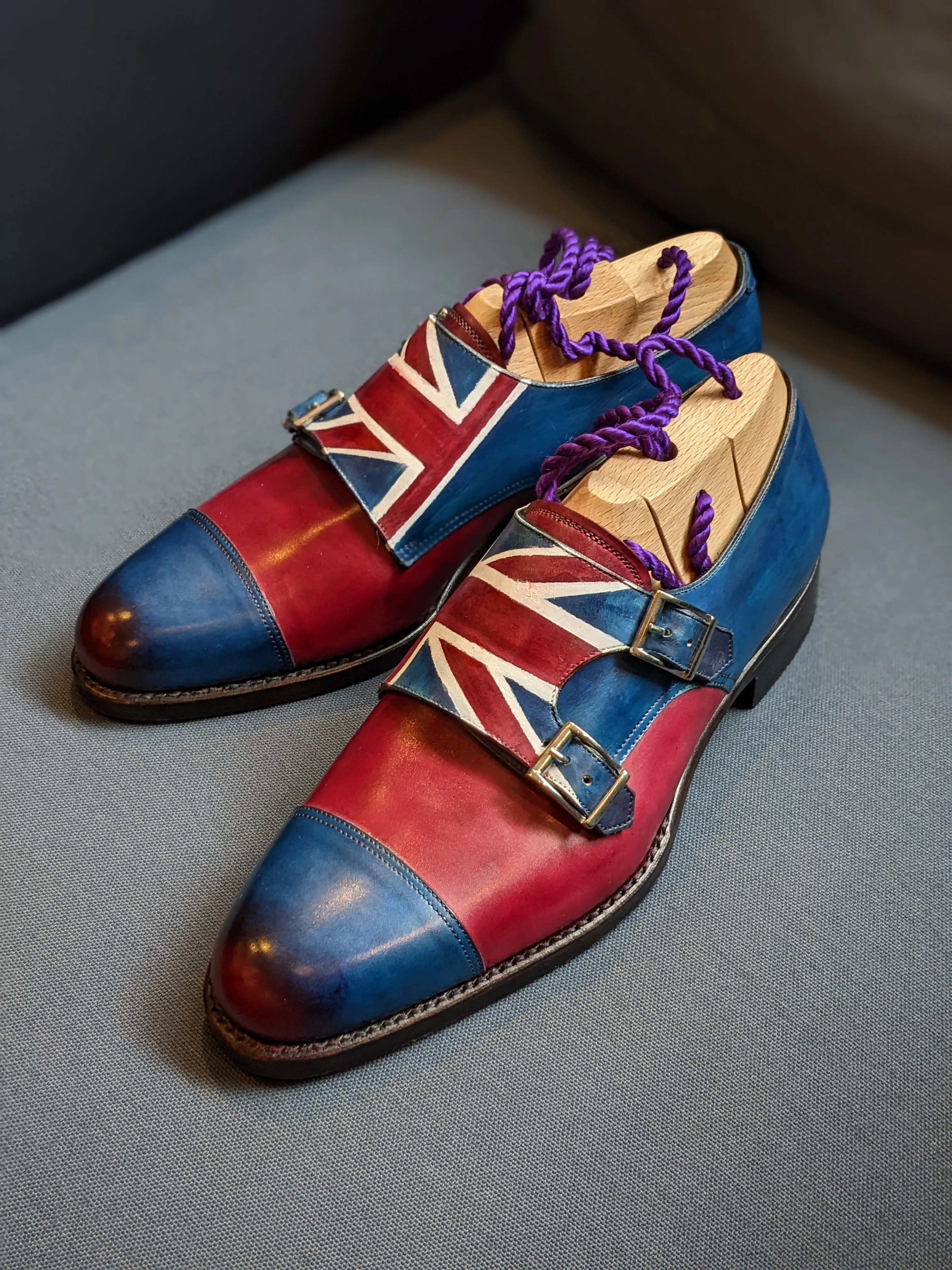 Ascot Brexit Double Monks - Special Patina
