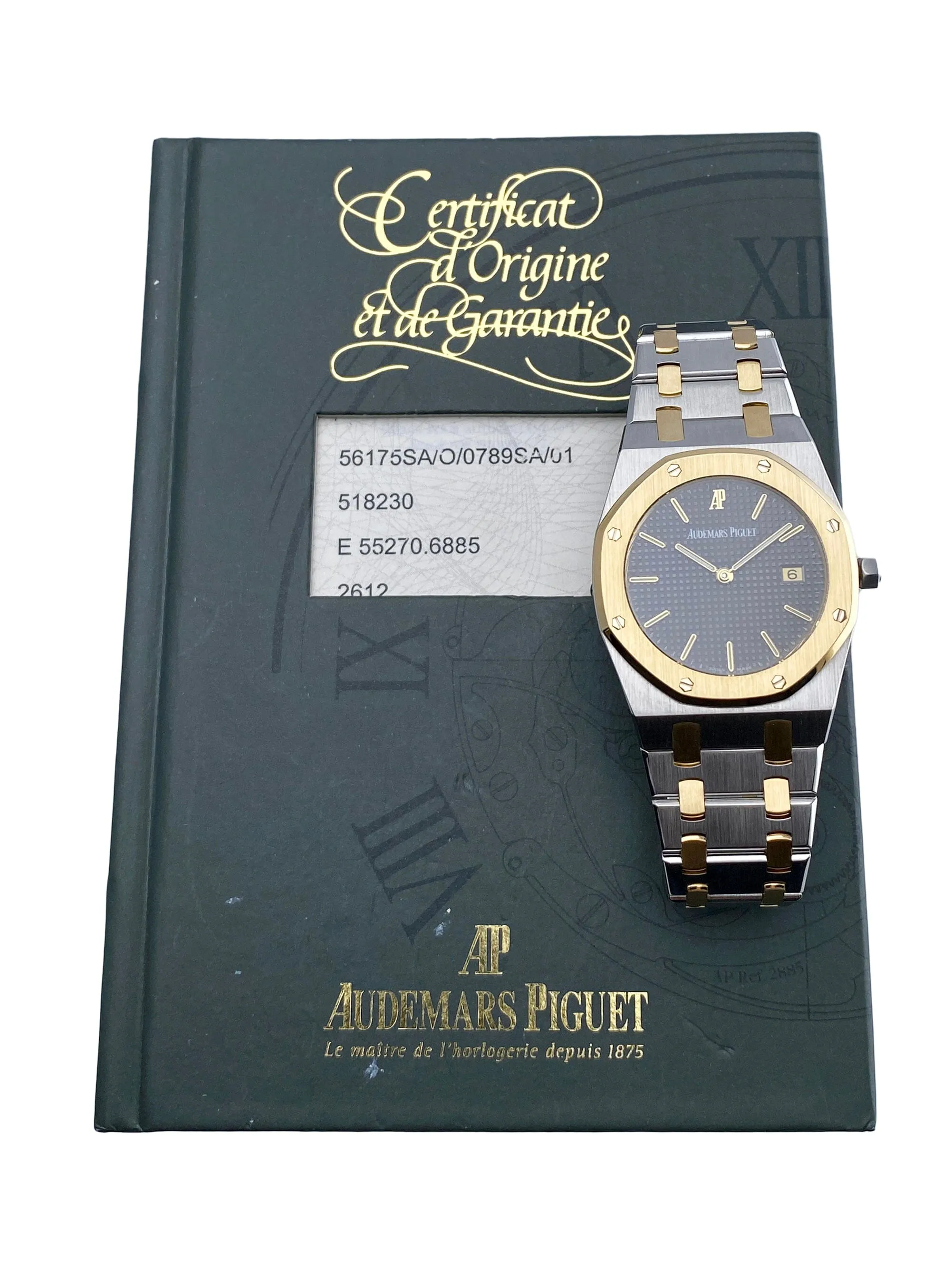 Audemars Piguet Royal Oak 56175SA Two-Tone Ladies Watch Box Papers