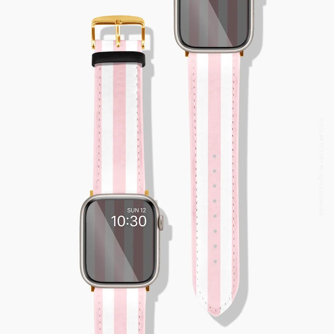 Baby Pink Stripe - Apple Watch Band