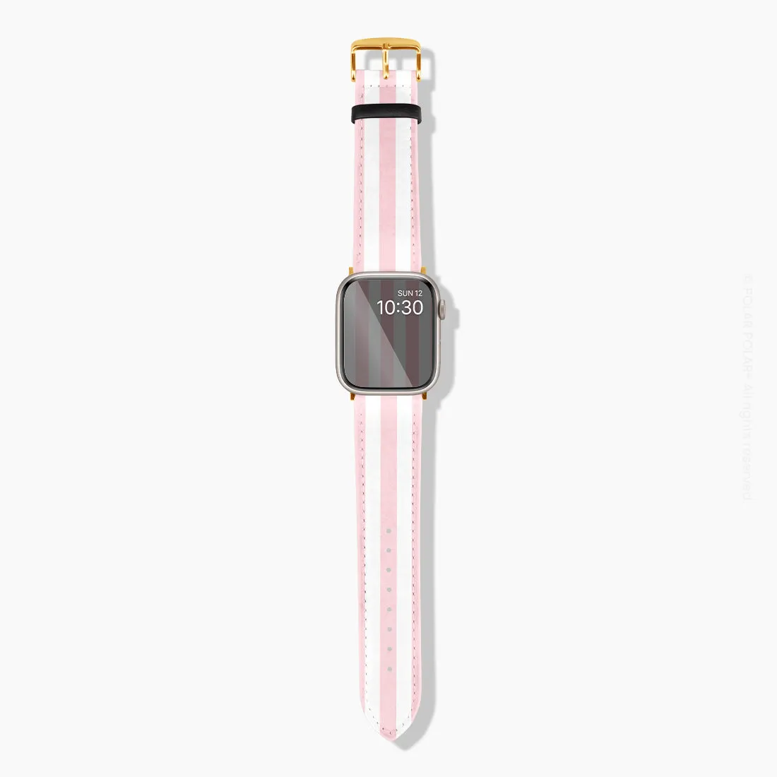 Baby Pink Stripe - Apple Watch Band